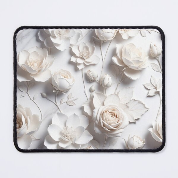Item preview, Creamy Layered Bloom Floral Pattern designed and sold by IntelliMindDesigns.