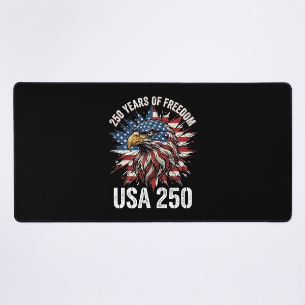 Item preview, Patriotic Eagle 250 Years Of Freedom Usa Vintage Flag designed and sold by longngusuc.