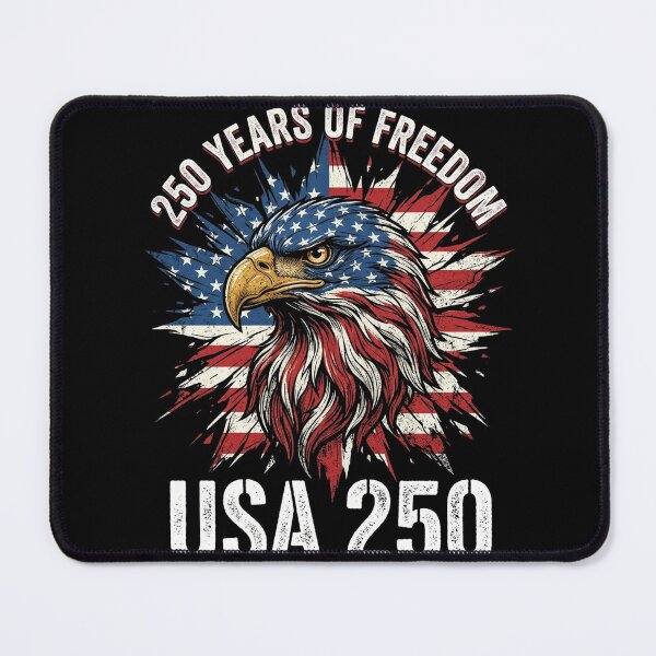 Item preview, Patriotic Eagle 250 Years Of Freedom Usa Vintage Flag designed and sold by longngusuc.