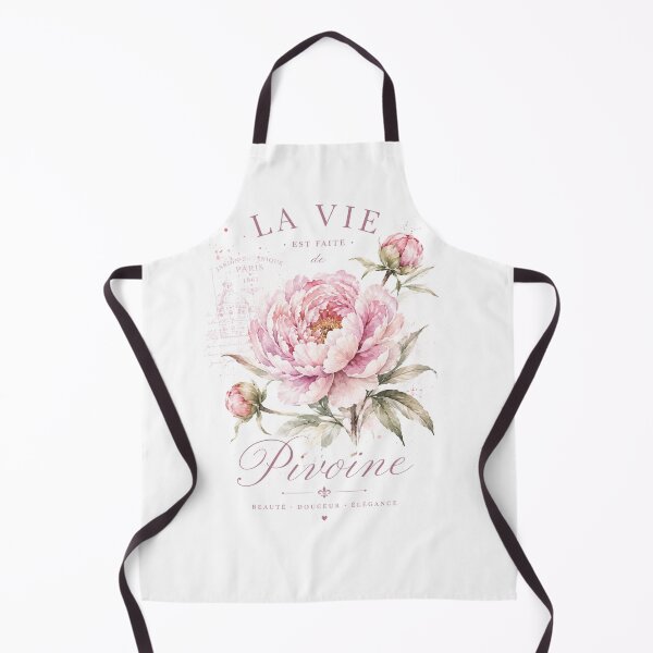 Item preview, La Vie Est Faite de Pivoine – Vintage Peony Watercolor designed and sold by Blueberry-art23.