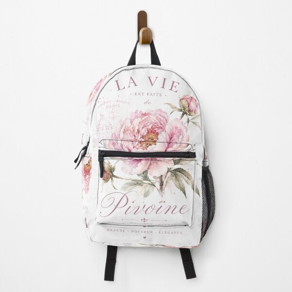 Item preview, La Vie Est Faite de Pivoine – Vintage Peony Watercolor designed and sold by Blueberry-art23.