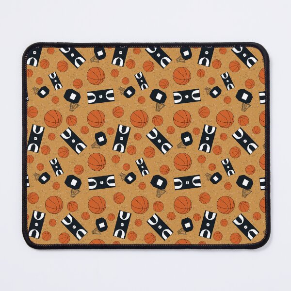 Item preview, Basketball seamless pattern black and white designed and sold by SeamlessArtists.