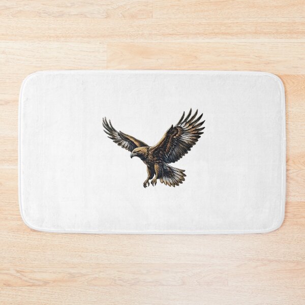 Item preview, Majestic Soaring Eagle Watercolor Illustration designed and sold by Lovely Elen.