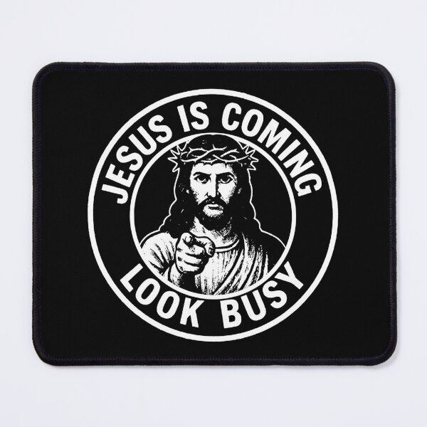 Item preview, Jesus Is Coming Look Busy designed and sold by plushism.