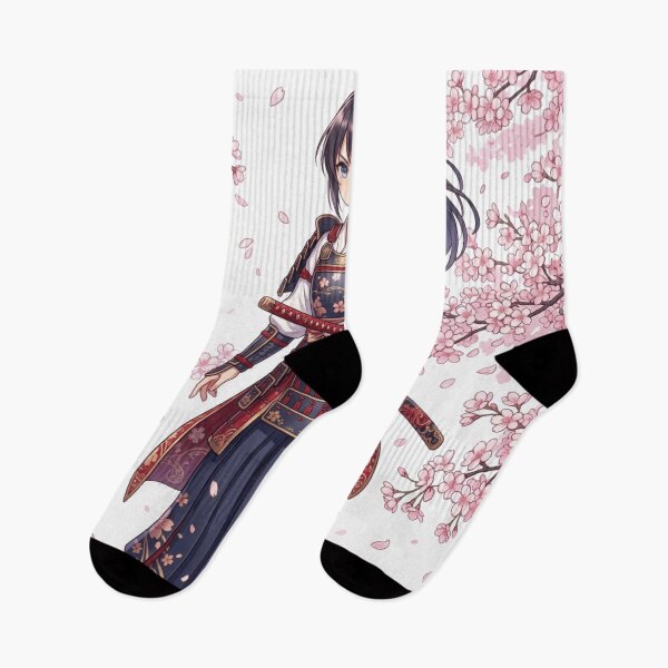 Item preview, Samurai Girl Sakura - Cherry Blossom Warrior Anime Art designed and sold by vekotpu.