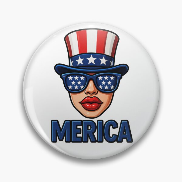 Item preview, Merica Retro Pop Art – Funny Patriotic Sunglasses USA Design designed and sold by olenapetol.