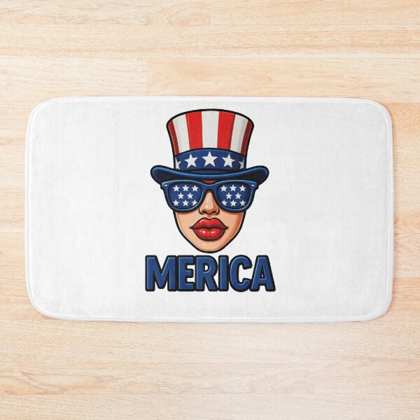 Item preview, Merica Retro Pop Art – Funny Patriotic Sunglasses USA Design designed and sold by olenapetol.