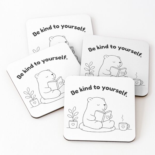 Item preview, Be Kind to Yourself Capybara – Simple Minimalist Animal Design designed and sold by PAPIRO SIGLO XXI.
