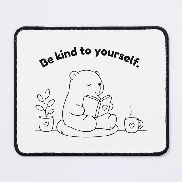 Item preview, Be Kind to Yourself Capybara – Simple Minimalist Animal Design designed and sold by PAPIRO SIGLO XXI.