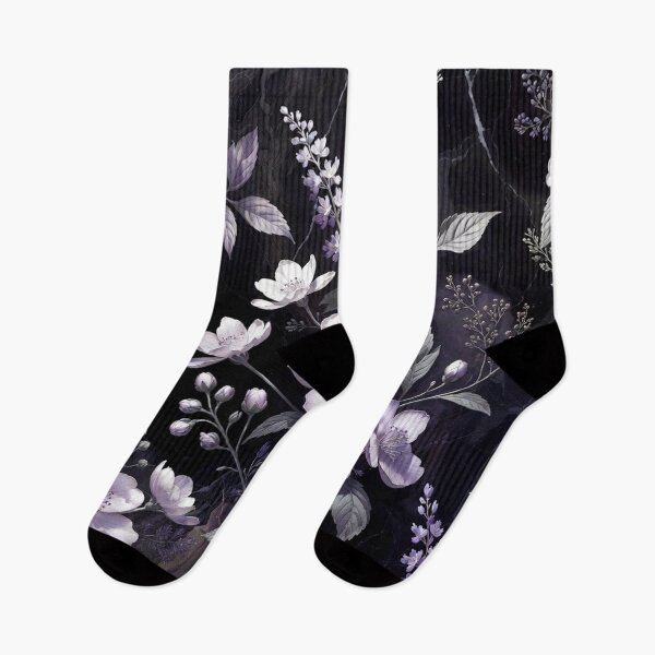 Item preview, High Contrast Purple Floral Design designed and sold by IntelliMindDesigns.