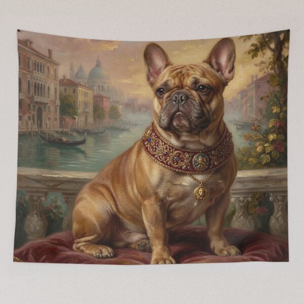 Item preview, Charlie of Venice – Regal French Bulldog Portrait designed and sold by cipoprimo.