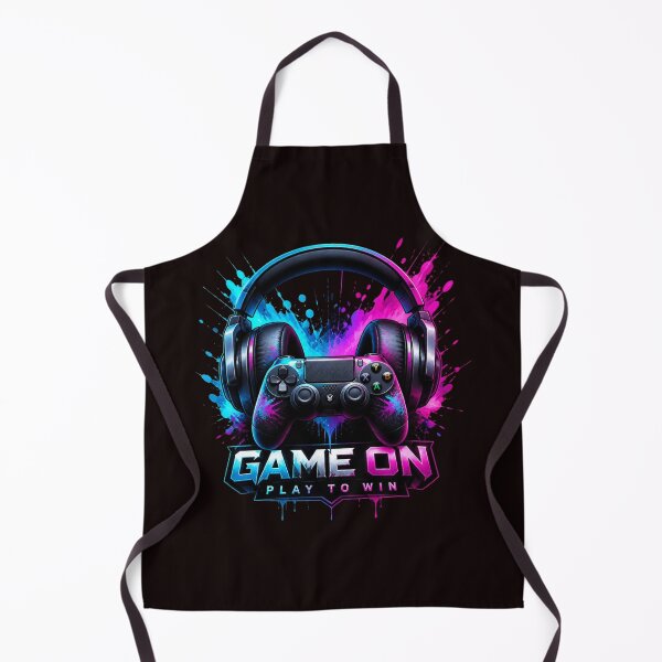 Item preview, Game On Play To Win - Neon Vaporwave Gaming Logo designed and sold by AgnesB77.