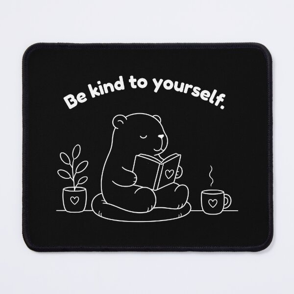 Item preview, Be Kind to Yourself Capybara – Simple Minimalist Animal Design designed and sold by PAPIRO SIGLO XXI.