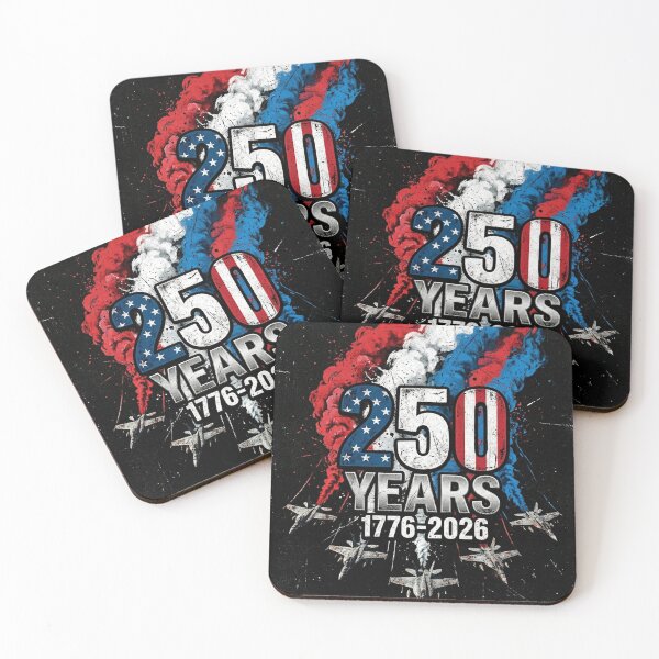 Item preview, 250 Years American Anniversary Patriotic Fighter Jet Art designed and sold by longngusuc.