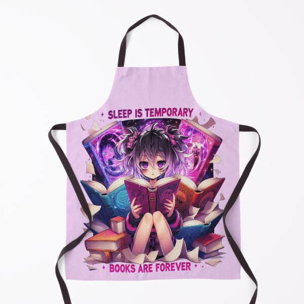 Item preview, Sleep Is Temporary, Books Are Forever Fantasy Reader Design designed and sold by BookedAndDesign.