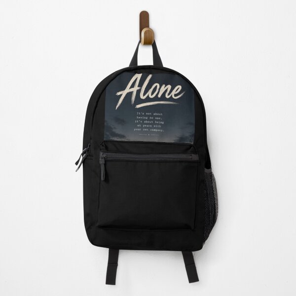 Item preview, ALONE - At Peace With My Own Company designed and sold by NovaInfinityStudio.
