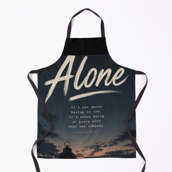 Item preview, ALONE - At Peace With My Own Company designed and sold by NovaInfinityStudio.