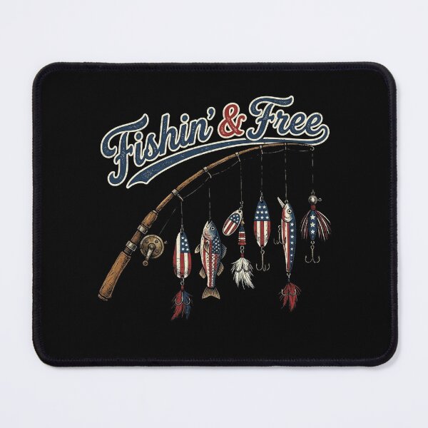 Item preview, Fishing And Free Patriotic Lures Vintage Rod Angler Gift designed and sold by longngusuc.