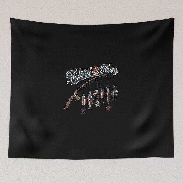Item preview, Fishing And Free Patriotic Lures Vintage Rod Angler Gift designed and sold by longngusuc.
