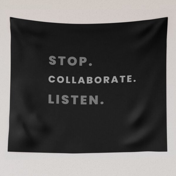 Item preview, Stop. Collaborate. Listen.  designed and sold by gabrielirma.