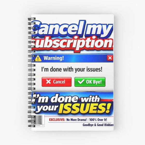 Item preview, Cancel My Subscription I’m Done  designed and sold by INVIKETOS.