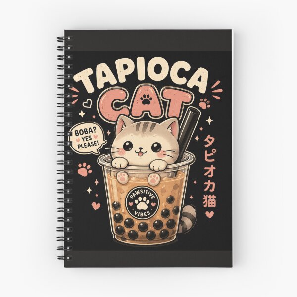 Item preview, Tapioca Cat Cute Boba Milk Tea - Pawsitive Vibes Neko designed and sold by AMBAYK.