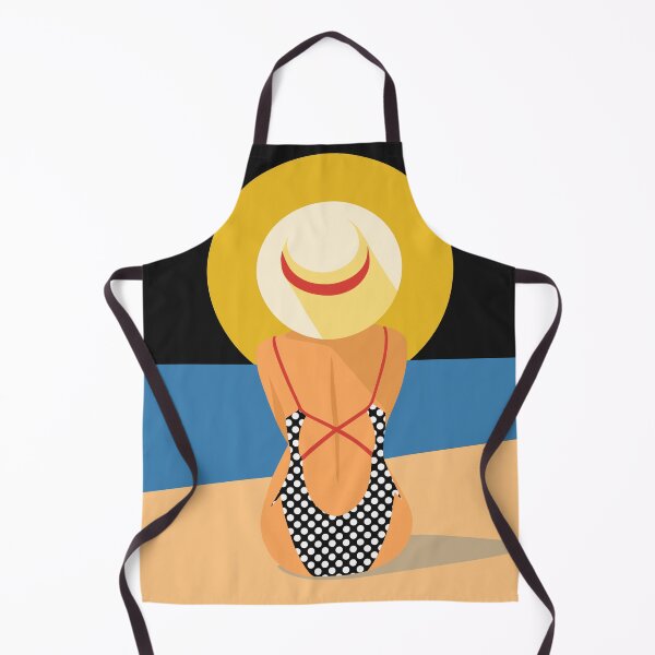 Item preview, Minimalist Beach Woman Art, Retro Summer Coastal designed and sold by Studio pod Burom.