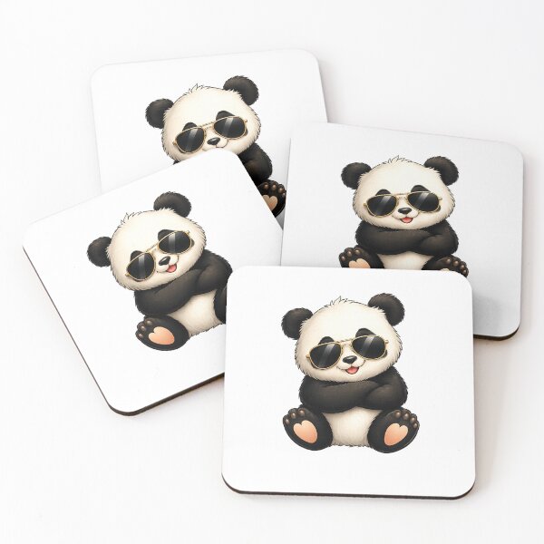 Item preview, Cool Panda Wearing Sunglasses Cartoon designed and sold by myJPEG.