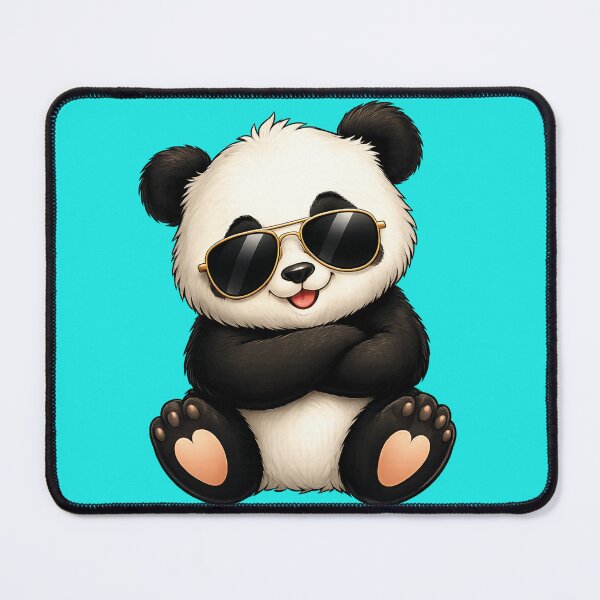 Item preview, Cool Panda Wearing Sunglasses Cartoon designed and sold by myJPEG.
