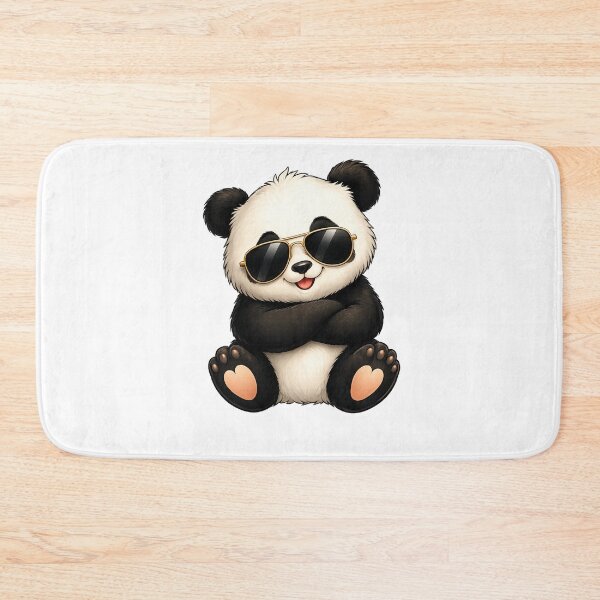 Item preview, Cool Panda Wearing Sunglasses Cartoon designed and sold by myJPEG.