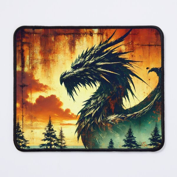 Item preview, Rust Dragon, Ai Generated Art designed and sold by ACC .