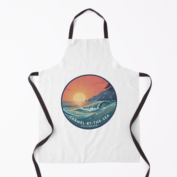 Item preview, Carmel-by-the-Sea California: Illustrated Waves & Coastal Cliffs designed and sold by CircinusStore.