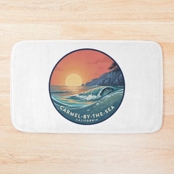 Item preview, Carmel-by-the-Sea California: Illustrated Waves & Coastal Cliffs designed and sold by CircinusStore.