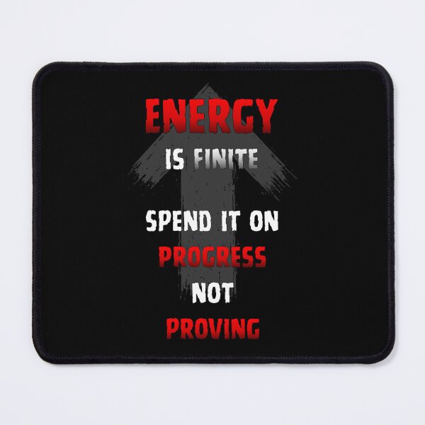 Item preview, Energy is Finite_Black designed and sold by Revvork Designs.