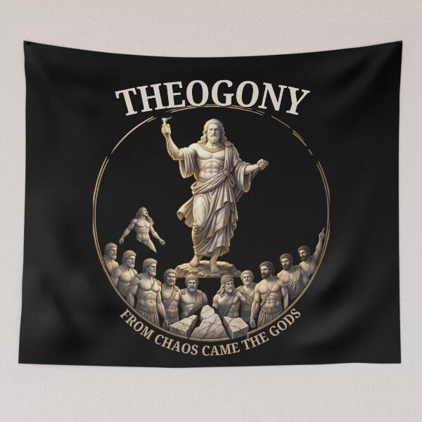 Item preview,  THEOGONY – From Chaos Came the Gods | Greek Mythology T-Shirt designed and sold by CallisC-Arts.
