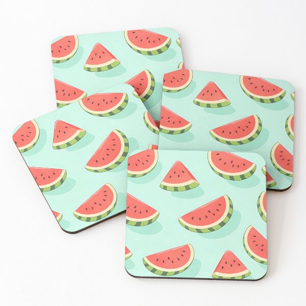 Item preview, Cute Summer Watermelon Slices Seamless designed and sold by Paulocdias.