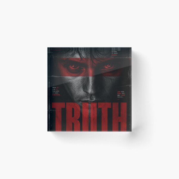 Item preview, TRUTH – Dark Psychological Editorial Poster designed and sold by Watchyyy.