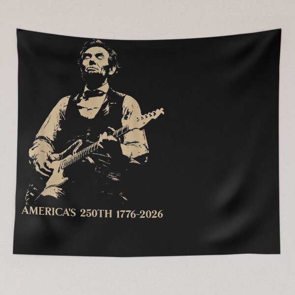 Item preview, Abraham Lincoln Guitarist US 250th Celebration designed and sold by d247.