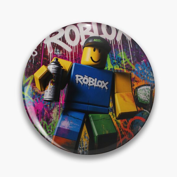 Item preview, Roblox No Rules Graffiti Street Art - Classic Noob Gamer designed and sold by AgnesB77.