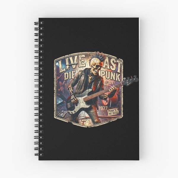 Item preview, LIVE FAST DIE PUNK designed and sold by ROCK_WELL.