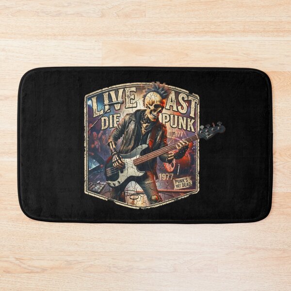 Item preview, LIVE FAST DIE PUNK designed and sold by ROCK_WELL.