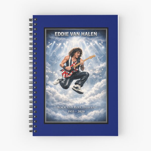 Artikelvorschau, In Gedenken an Eddie Van Halen entworfen und verkauft von Halifaxartguy.