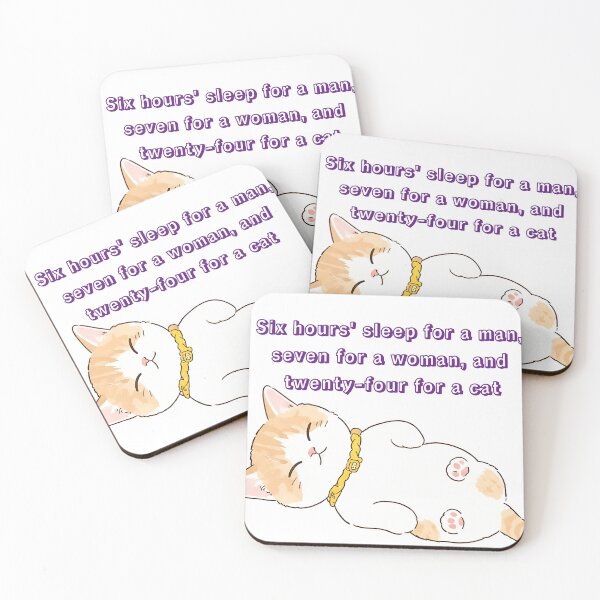 Item preview, Cute Sleeping Cat Illustration - Cozy Kawaii Kitten Art designed and sold by XODAD.