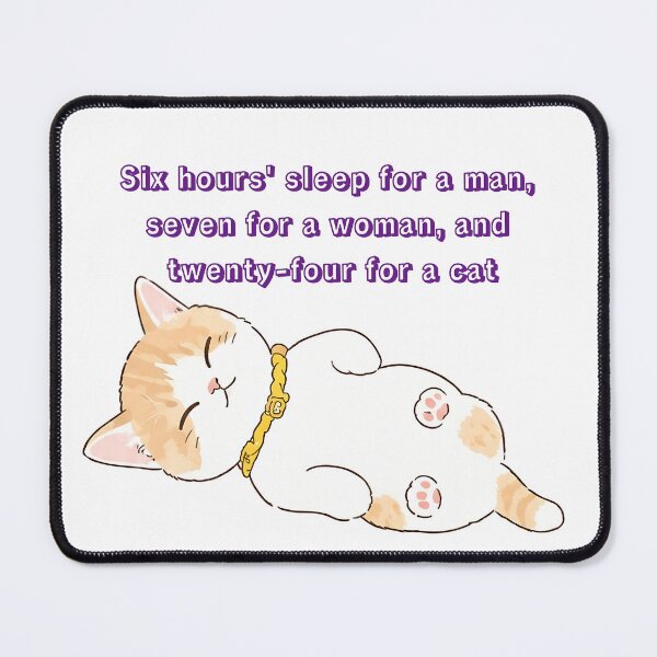 Item preview, Cute Sleeping Cat Illustration - Cozy Kawaii Kitten Art designed and sold by XODAD.