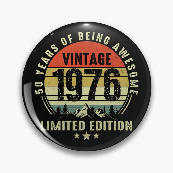 Item preview, Vintage 1976, 50th Birthday Gift Distressed Design designed and sold by FernaRoje.