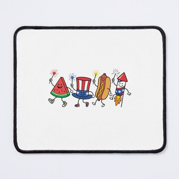 Item preview, Fourth Of July Patriotic Watermelon Hot Dog Sparkler Parade designed and sold by longngusuc.