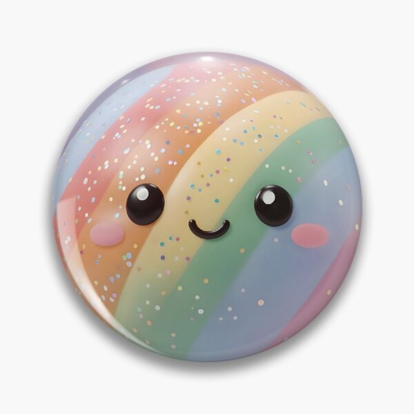 Item preview, Rainbow Glitter Dumpling Squishy – Cute Kawaii Food Illustration designed and sold by EmeraldeaArt.