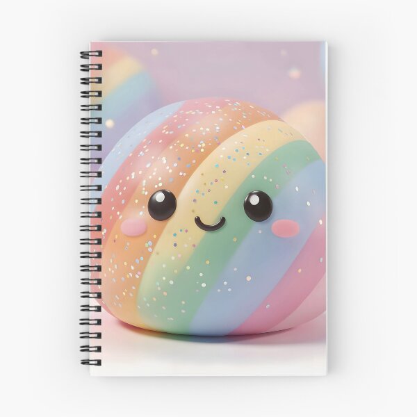 Item preview, Rainbow Glitter Dumpling Squishy – Cute Kawaii Food Illustration designed and sold by EmeraldeaArt.