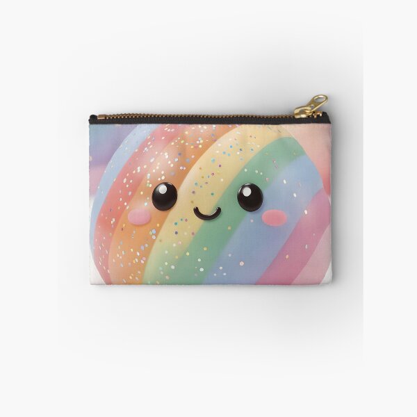 Item preview, Rainbow Glitter Dumpling Squishy – Cute Kawaii Food Illustration designed and sold by EmeraldeaArt.