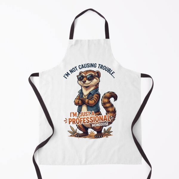 Item preview, Professional Mongoose Funny Cartoon T-Shirt designed and sold by happyshirt27.